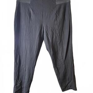 Women's Black Plus Size Leggings 2X (20W-22W)